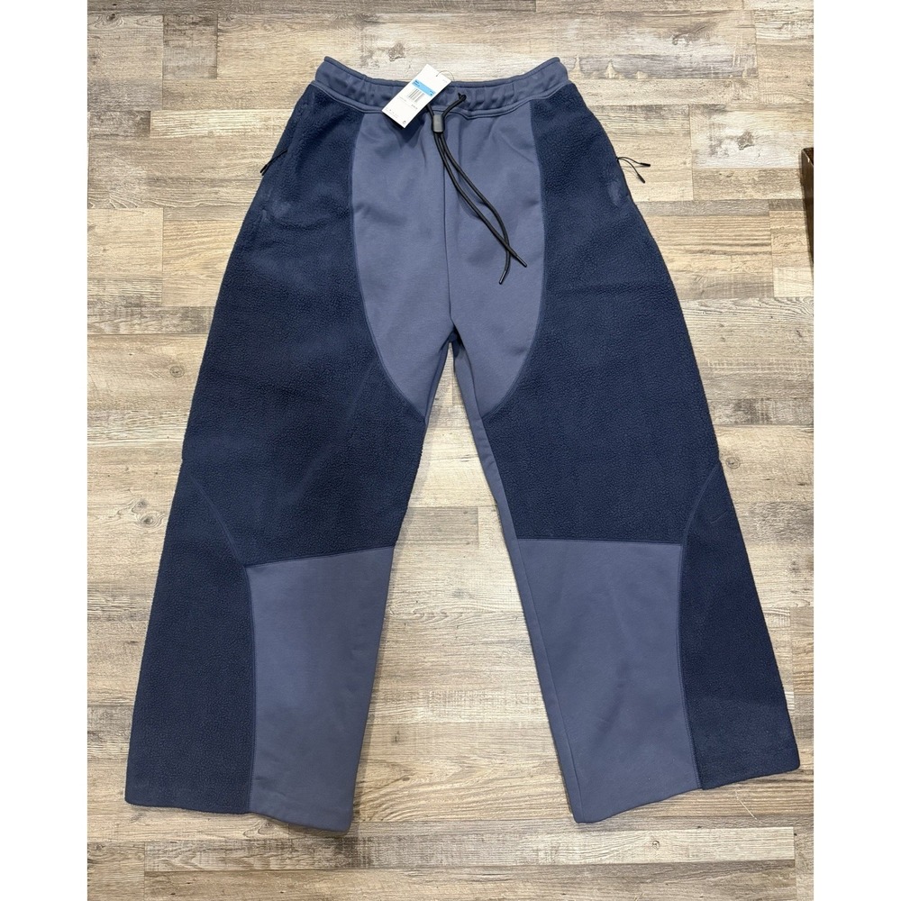 Nike Tech Boreas Knit Open-Hem Oversized Pants Blue IB3365-437